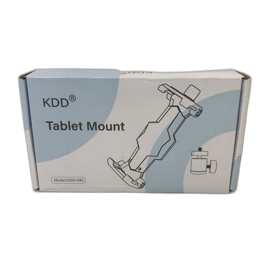 Kdd Black Tablet Mount W/ Ball Head For Tripod 360 Rotatable Clamp NEW