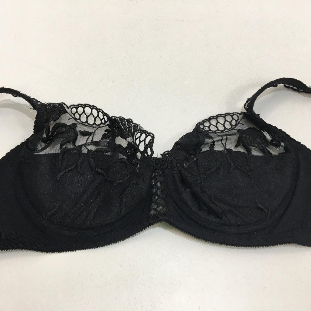 Faber Italian Made Black Lace Bra Underwire No Padding Ladies Size 1 Usa 32 NEW