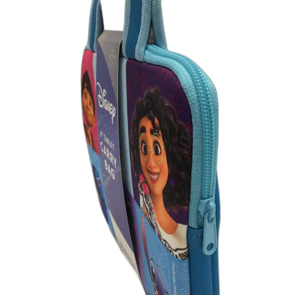 Brand NEW Disney Character Pebble Gear Soft 8" Tablet Blue Zip Up Carry Bag