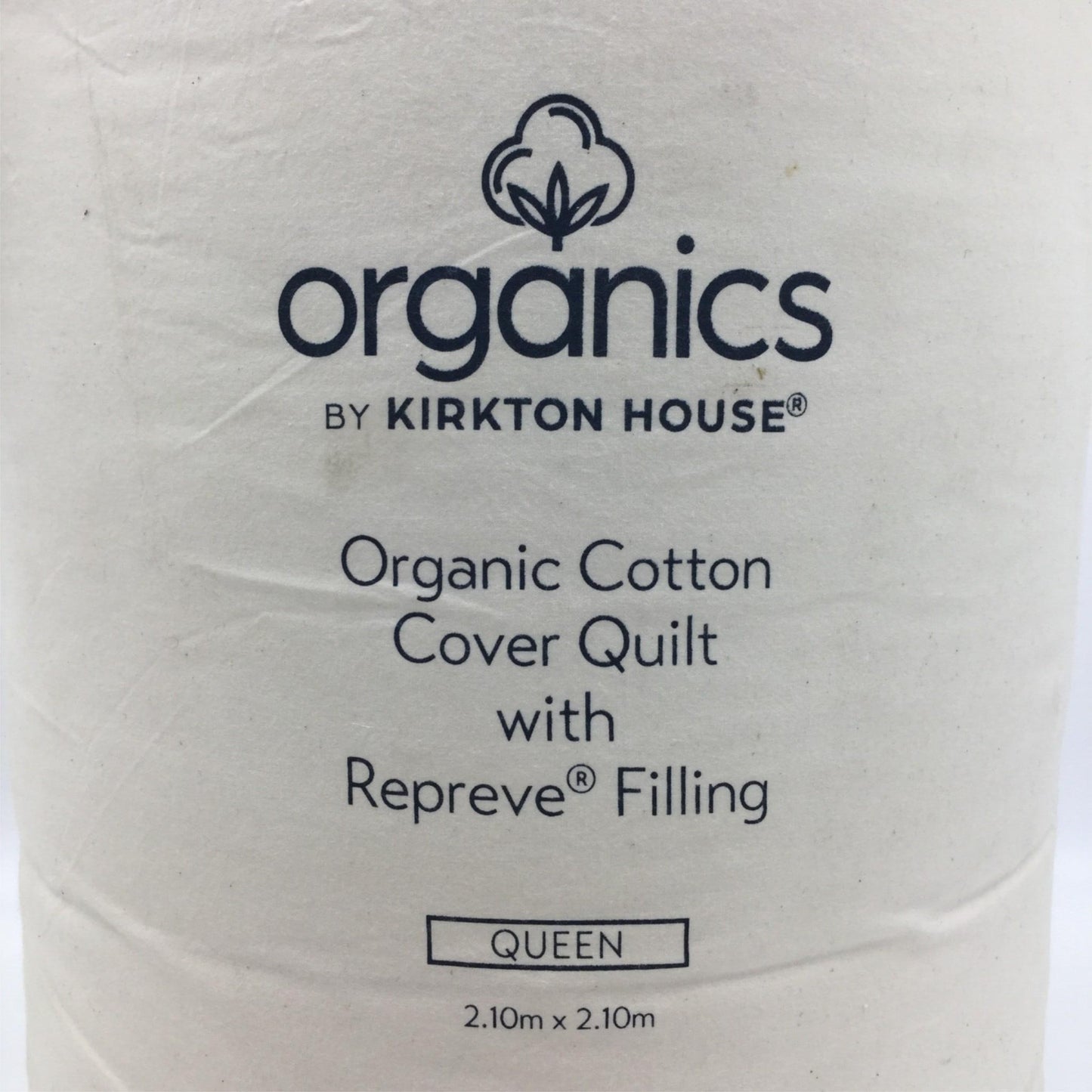 NEW Organic Cotton Cover Quilt With Repreve(R) Filling Queen Bed