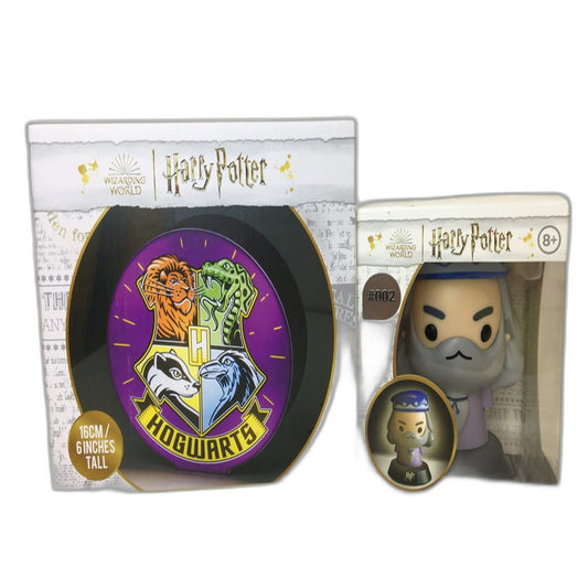 Paladone Harry Potter Dumbledore & Hogwarts House Collectible Lights Bundle NEW