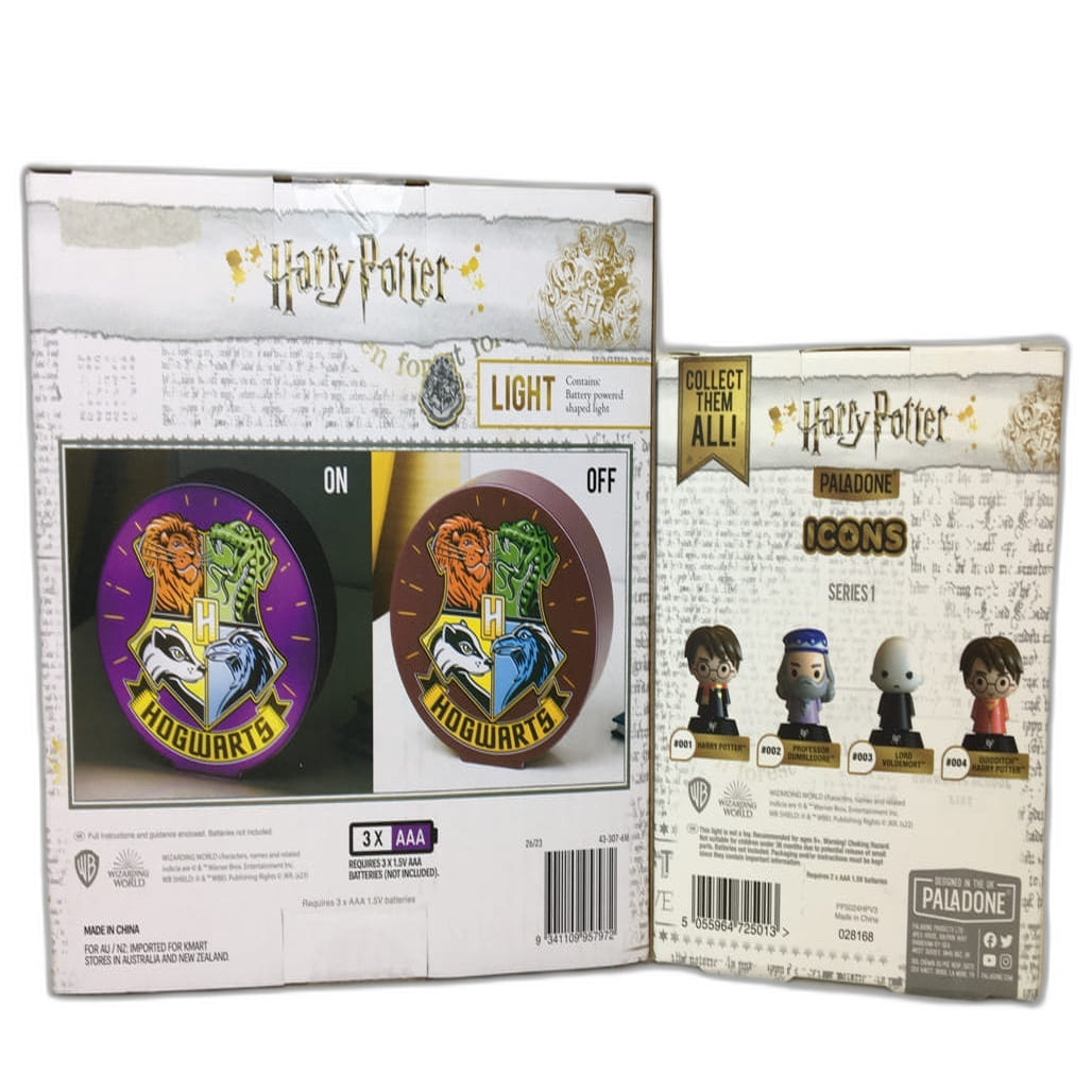 Paladone Harry Potter Dumbledore & Hogwarts House Collectible Lights Bundle NEW