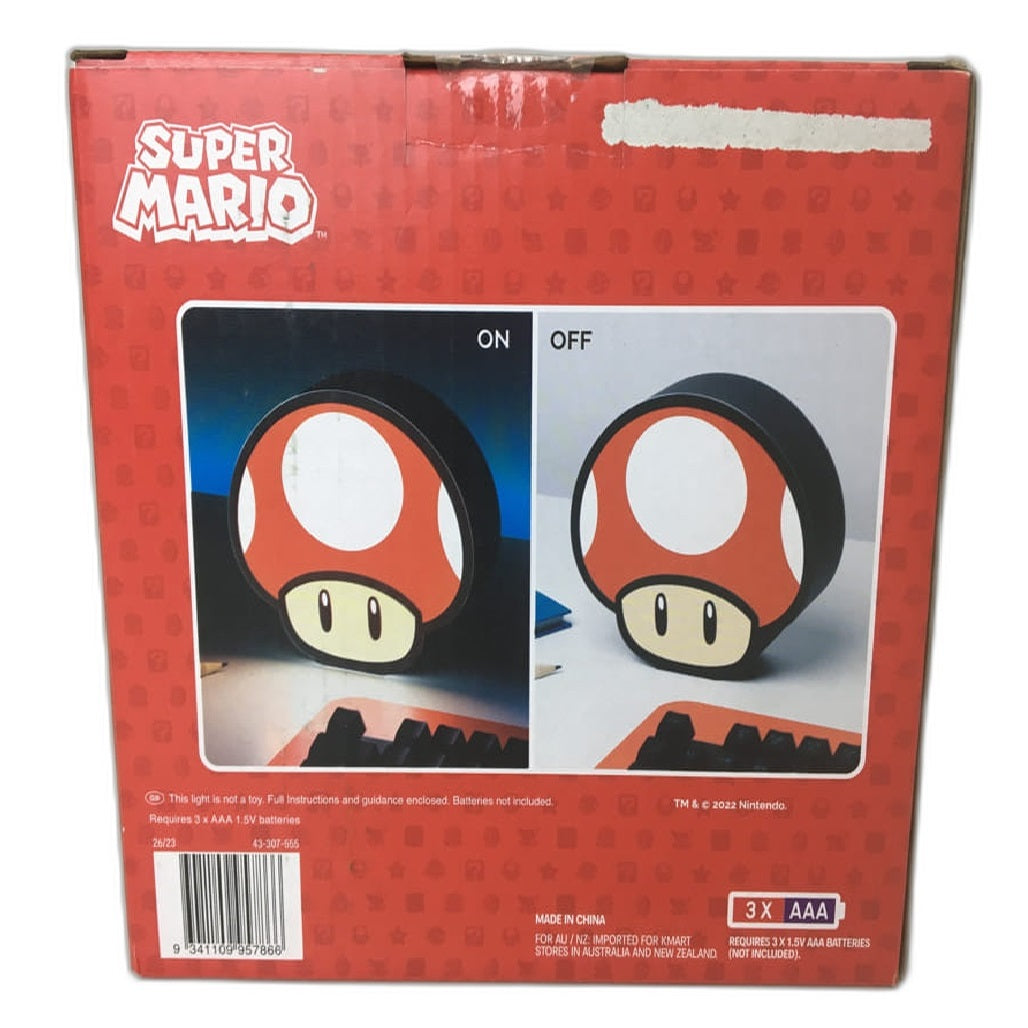 Paladone Super Mario Character & Red Mushroom Collectible Lights Bundle NEW