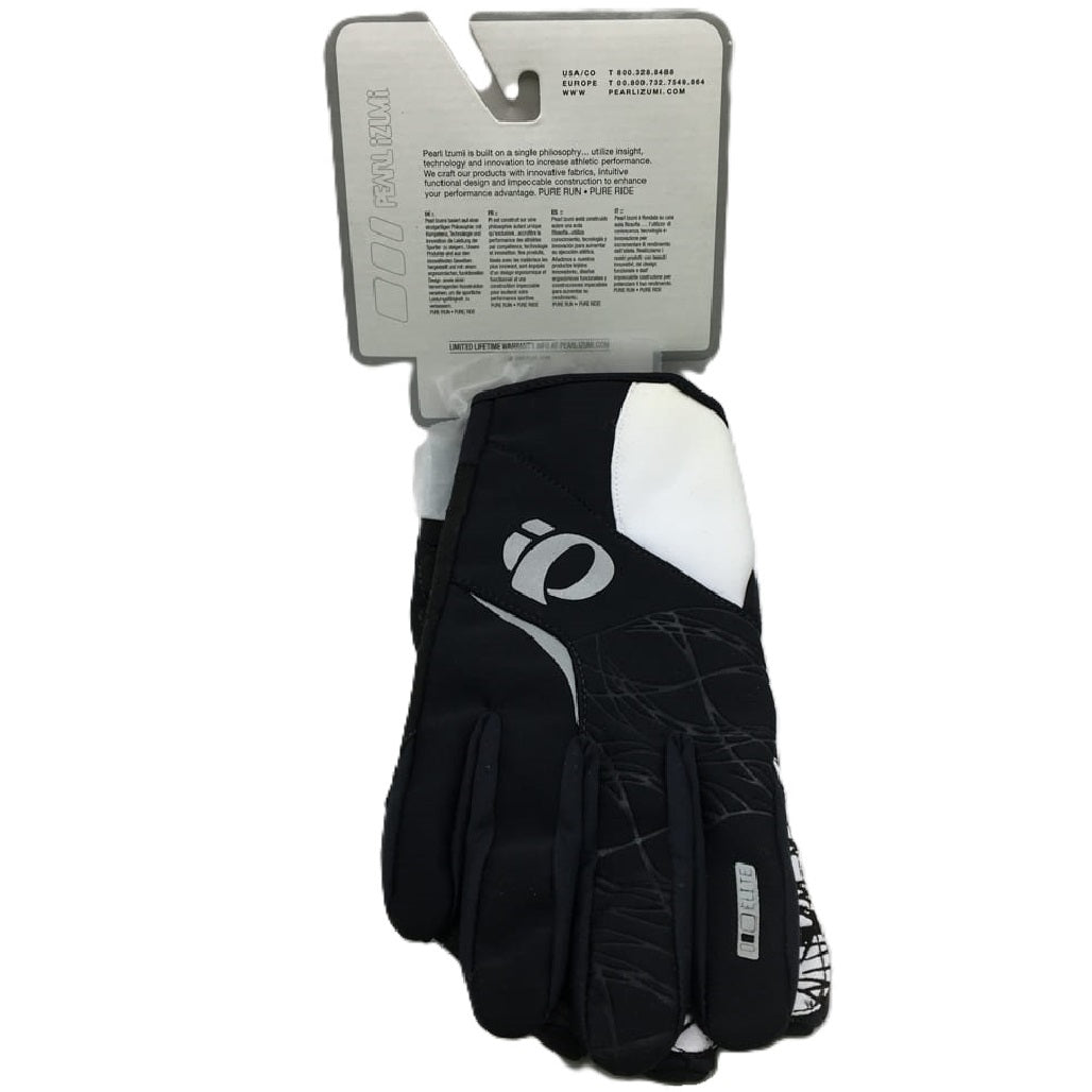 Brand NEW Pearl Izumi Cyclone Gel Full Finger Cycling Gloves Women'S Size L B/W