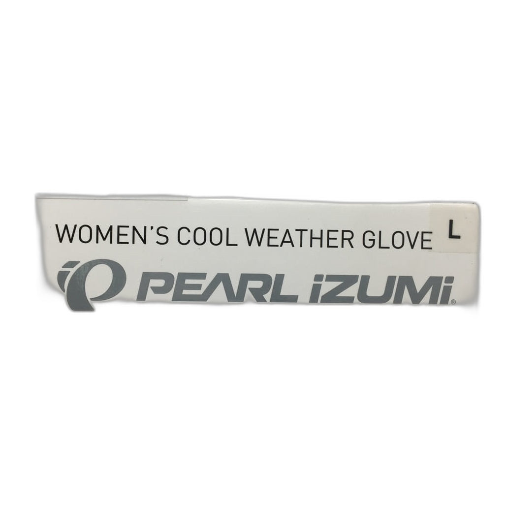 Brand NEW Pearl Izumi Cool Weather Full Finger Cycling Gloves Women'S Sz L B/W