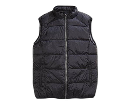 Crane Performance Ultra-Light Men'S Down Puffer Vest Black Size Small NEW