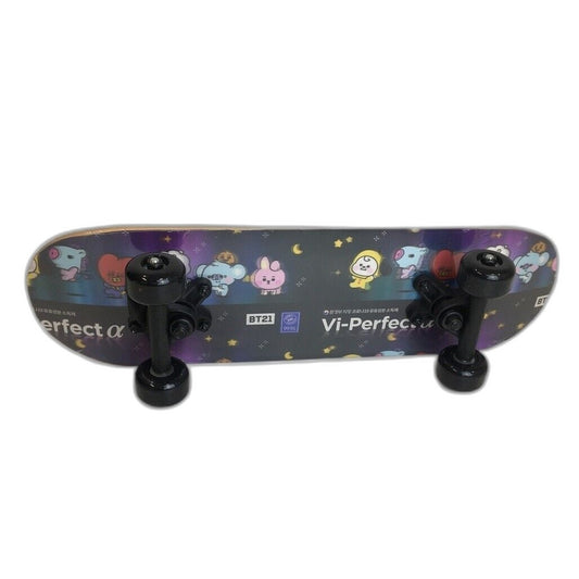 Brand NEW Bt21 Bts Mascots Vi-Perfect Lenticular Effect Mini Skateboard