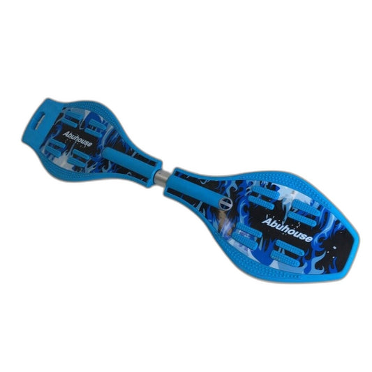 Ex-Display Abuhouse Ripstik-Style Lightweight 2-Wheel Blue Caster Board NEW