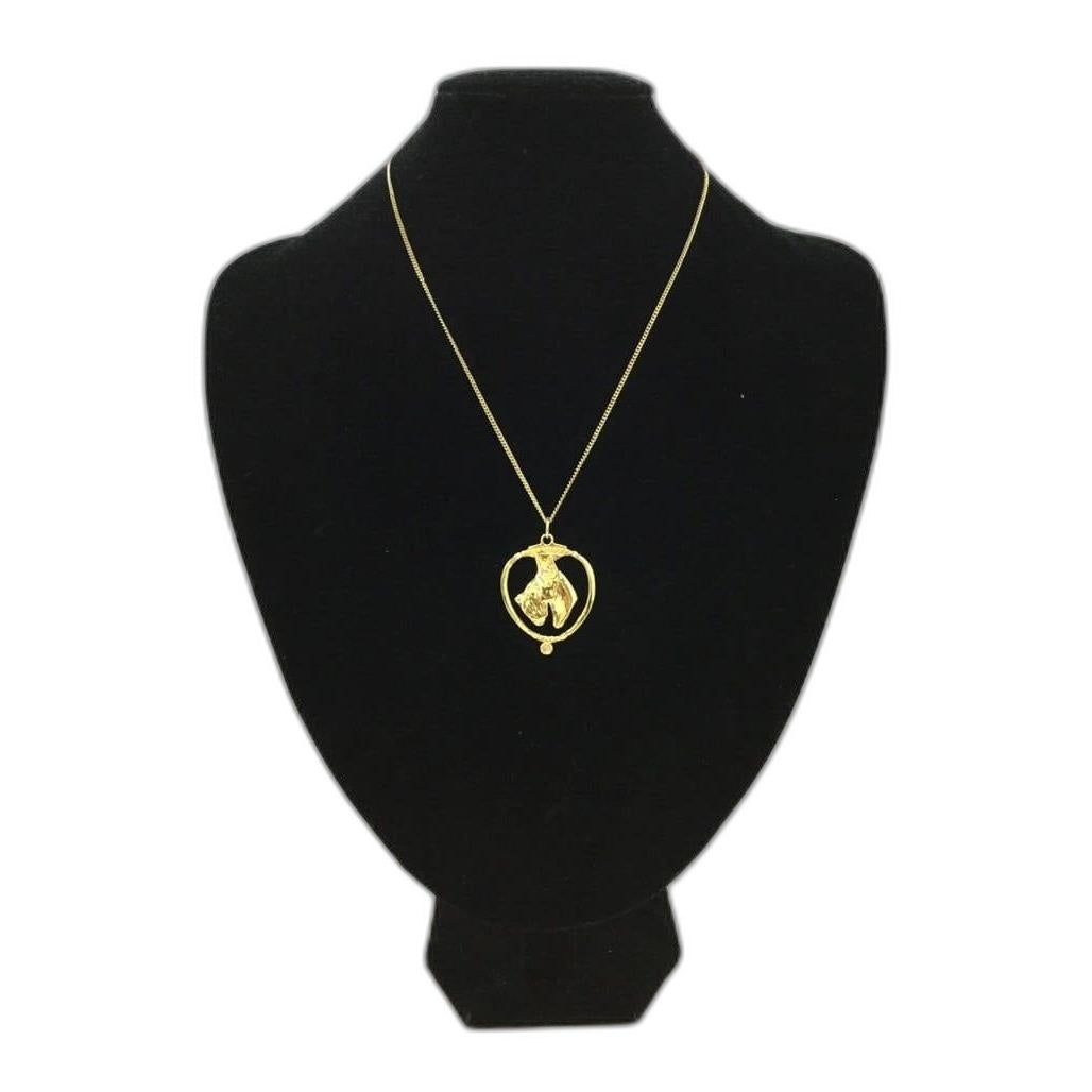 Deva Australia Jewels Of Nature 18K Gold Plated Beagle Cz Pendant NEW