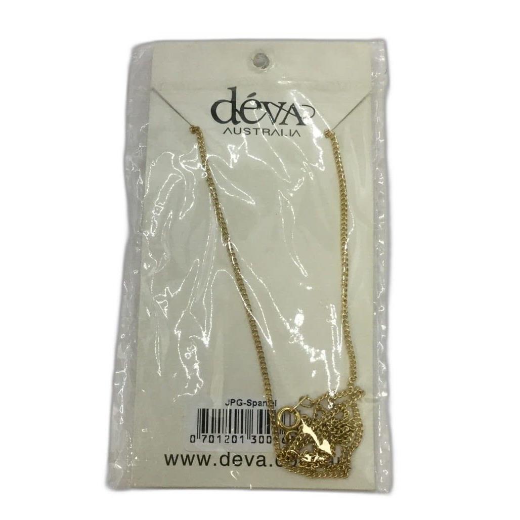 Deva Australia Jewels Of Nature 18K Gold Plated Spaniel Cz Pendant NEW