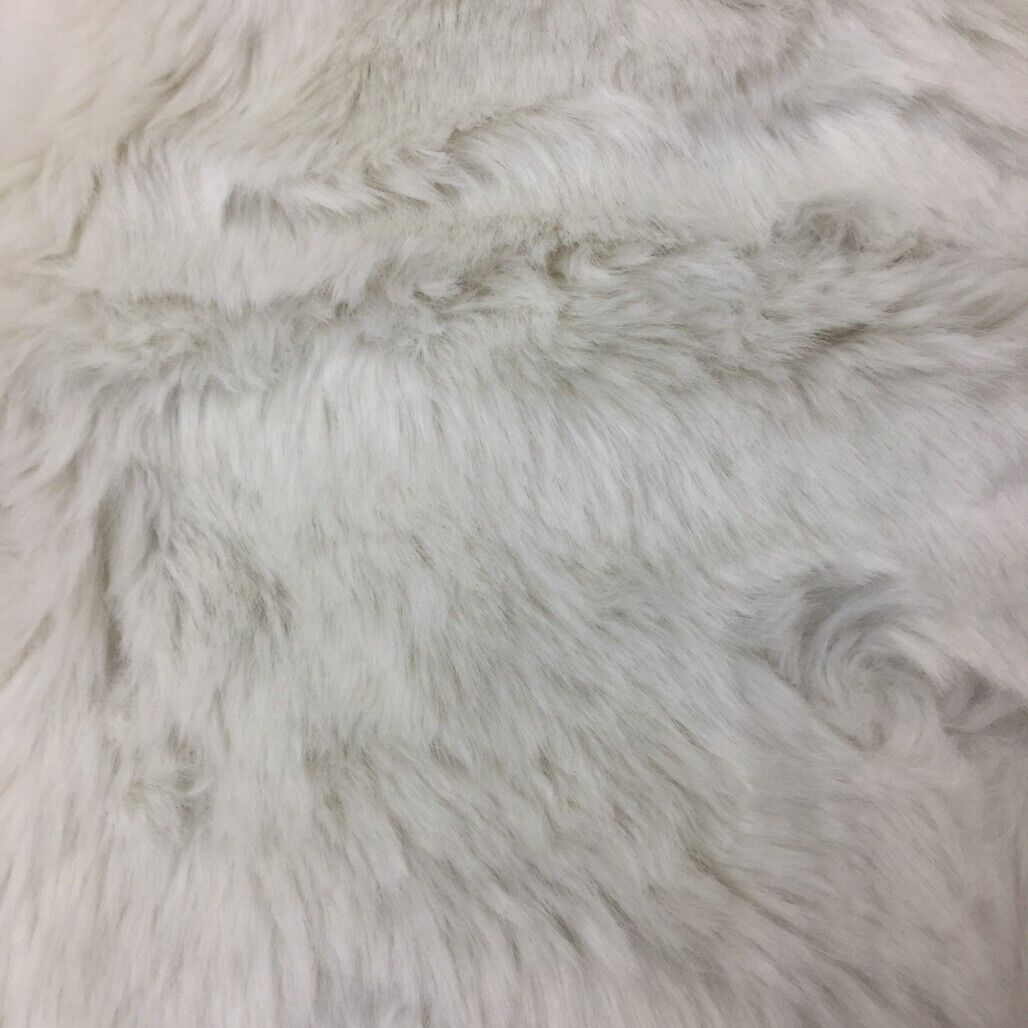 Like NEW White Faux Fur Super Soft Short Fully Lined Jacket Size Xs