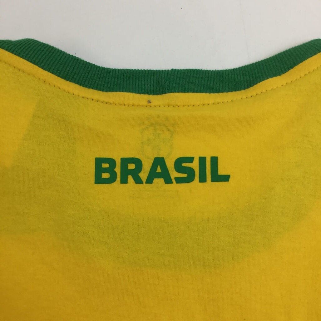 Cbf Brasil Confederation Of Brazilian Football Cotton T-Shirt Mens Size L NEW