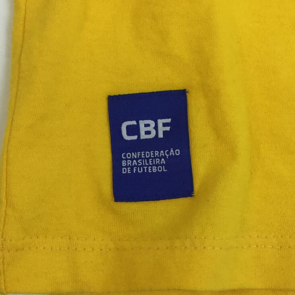 Cbf Brasil Confederation Of Brazilian Football Cotton T-Shirt Mens Size L NEW