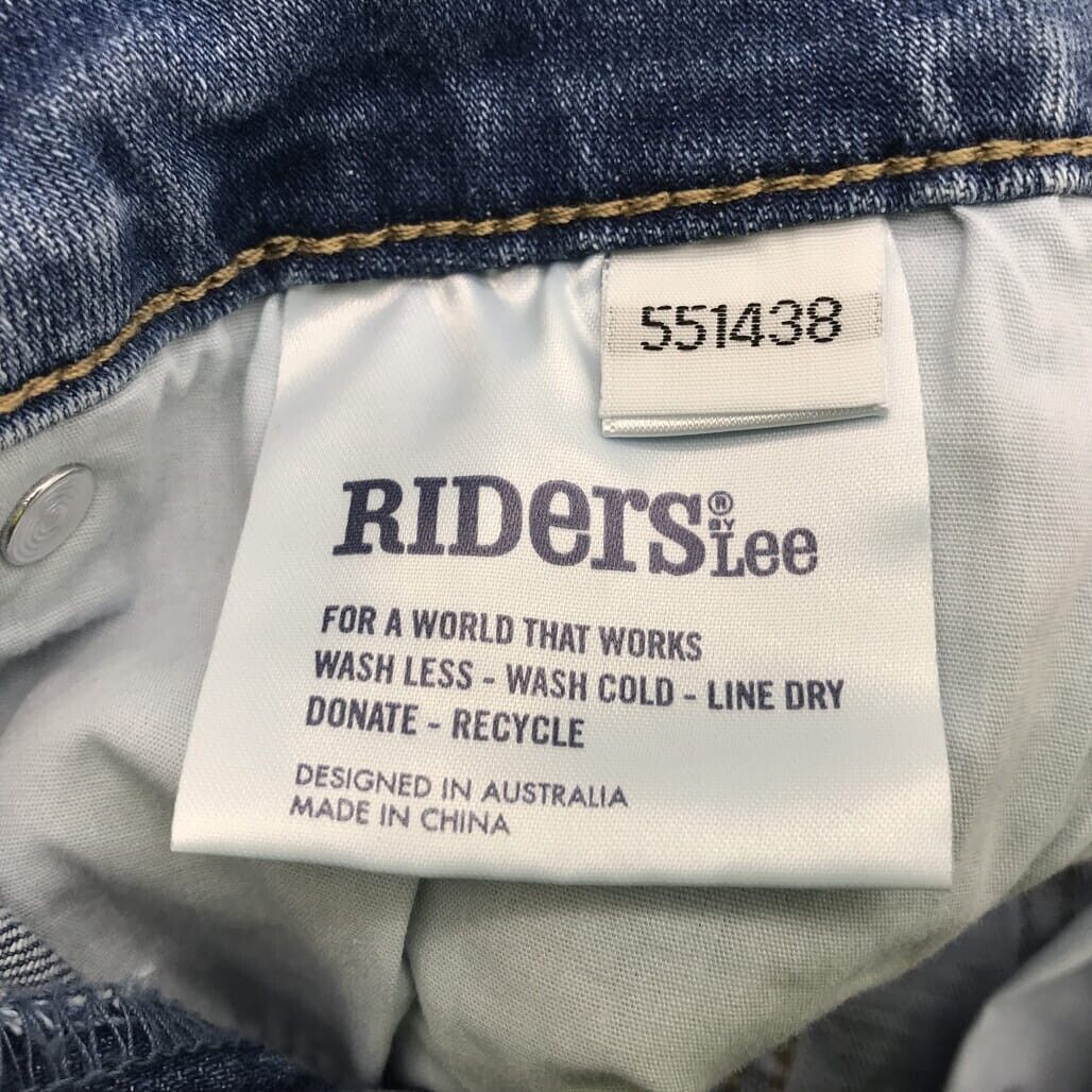 Riders By Lee Hi-Rider Skinny Lennon Blue Denim Jeans Women'S Size 10 NEW