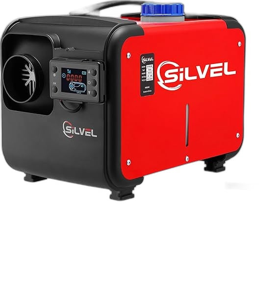 Silvel 8Kw All In One Portable 12V Diesel Air Heater Lcd Display & Remote NEW