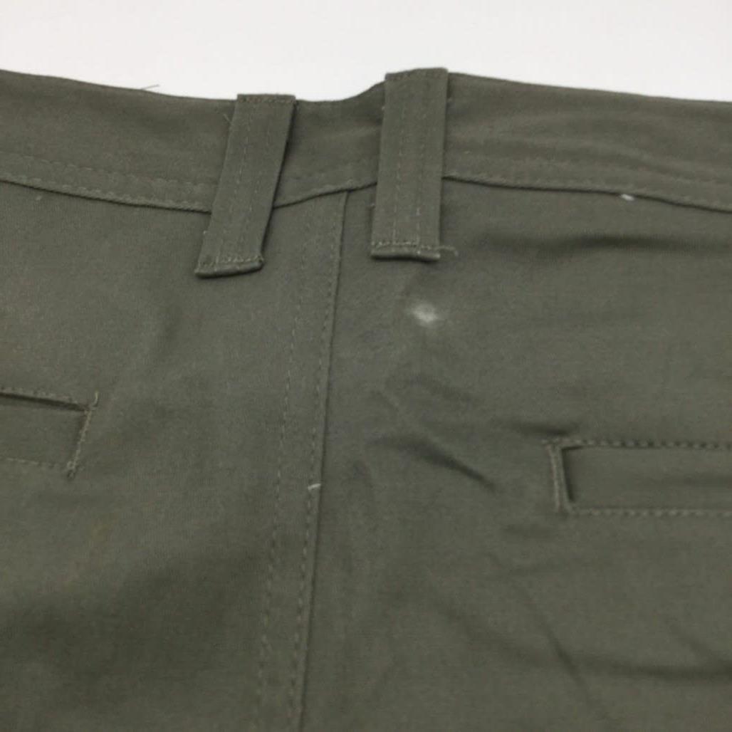 Jay Jays Chino Cotton Blend Fold Up Cuff Stretch Shorts Olive Mens Size 33 NEW