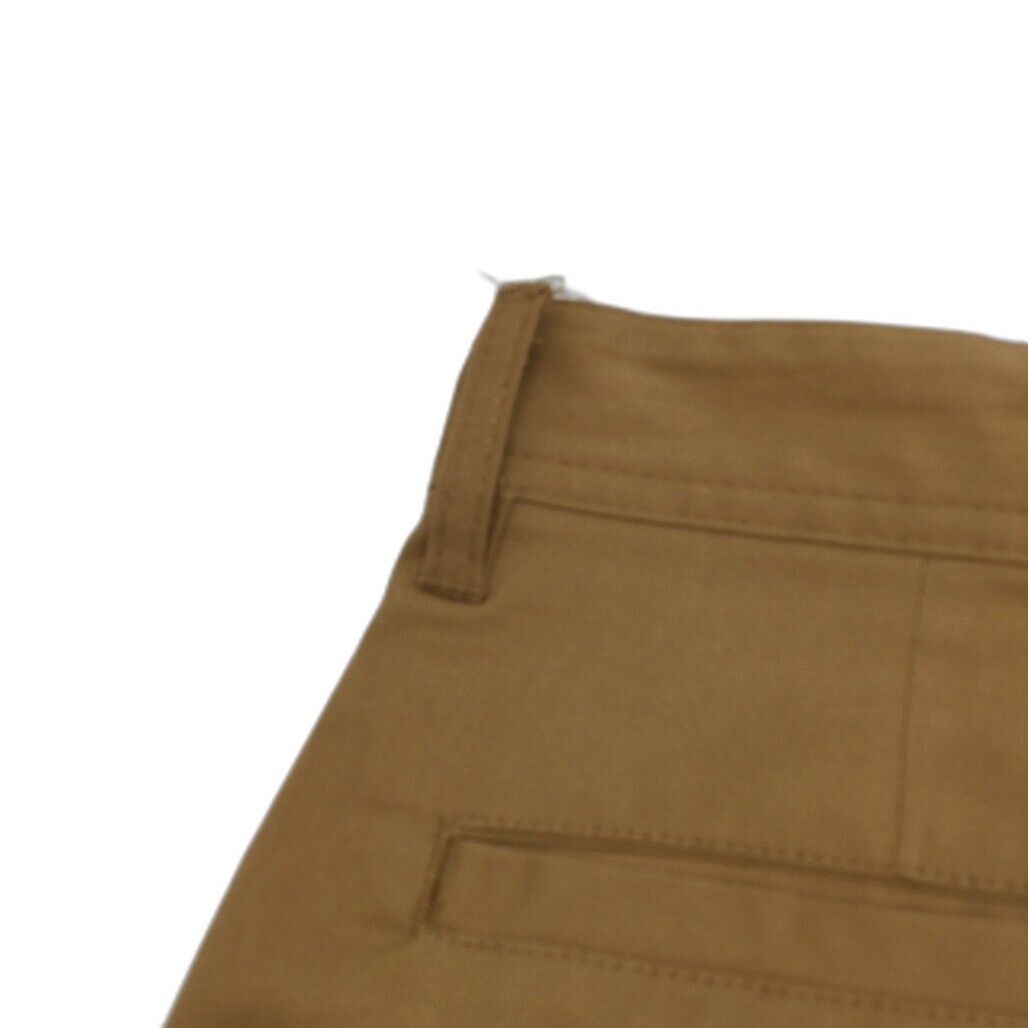 Jay Jays Chino Cotton Blend Fold Up Cuff Stretch Shorts Brown Mens Size 33 NEW