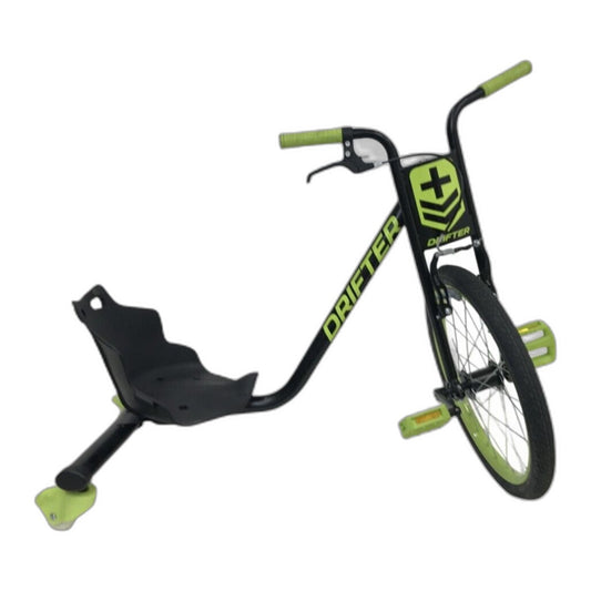 Ex-Display 50Cm Drifter Neon Green Kids' Drift Trike For Ages 8+ Years NEW