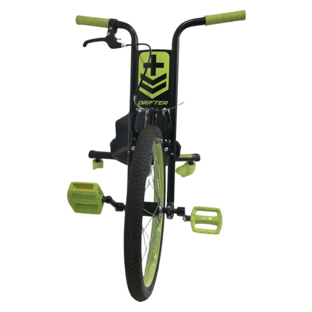 Ex-Display 50Cm Drifter Neon Green Kids' Drift Trike For Ages 8+ Years NEW