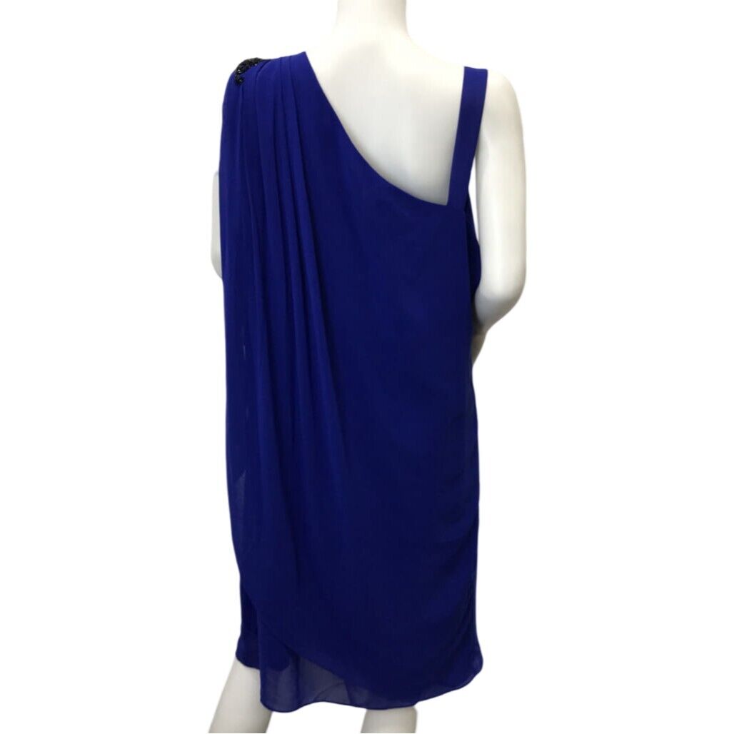 Brand NEW Grace Hill Shift Indigo Long Toga Style Dress Women'S Size 18