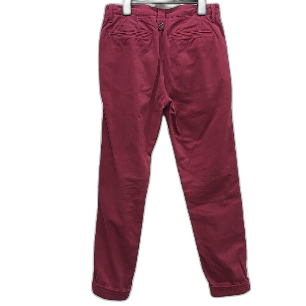 Ted Baker London 100 % Cotton Magenta Men'S Trousers Size 30R NEW