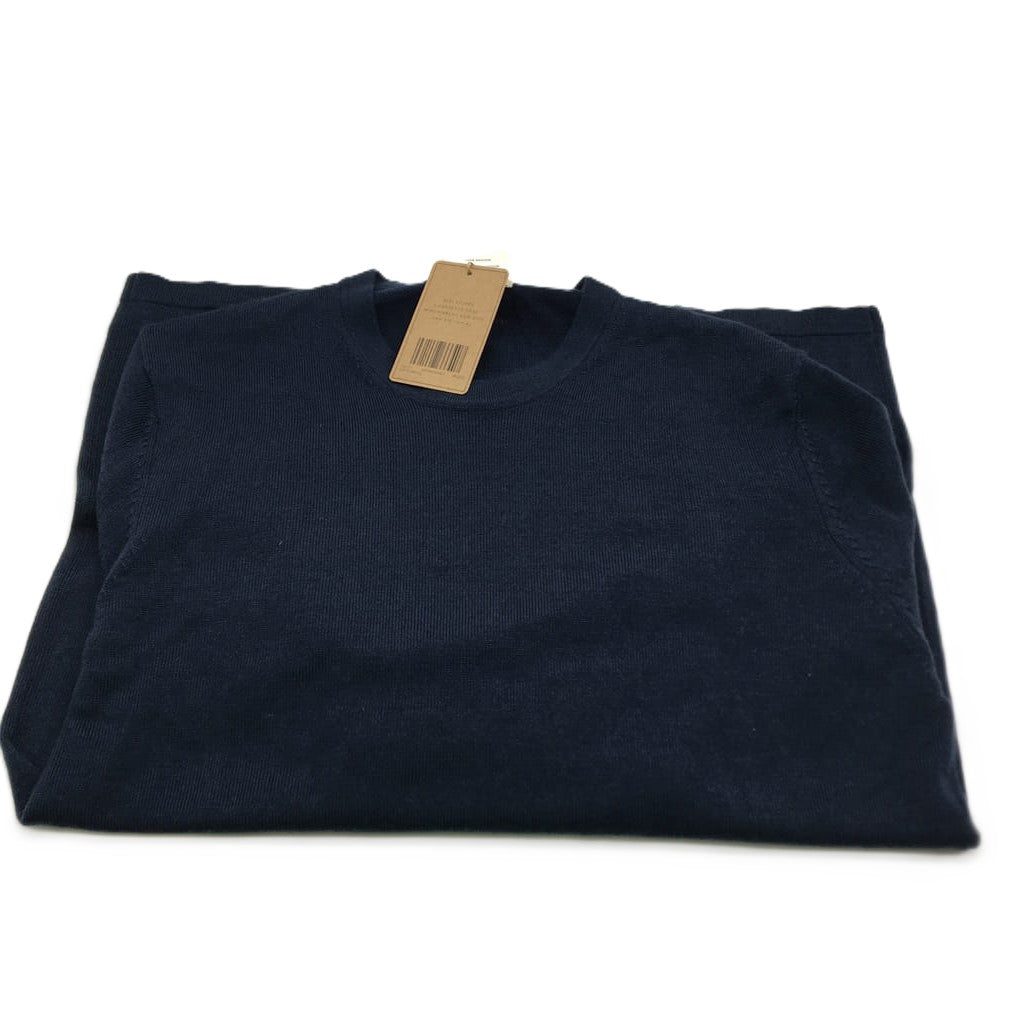 Brand NEW Westbay Australian Merino Blend Men'S Sweat Top Navy Blue Size Small