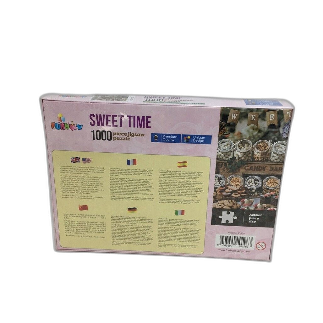 Funbox Sweet Time Premium Quality 1000 Piece Jigsaw Puzzle -Bonus Poster NEW