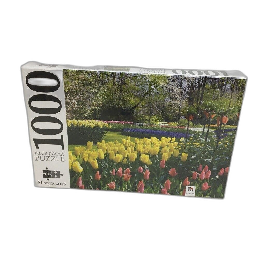 Mindbogglers Hinkler 1000 Piece Jigsaw Puzzle Tulip Keukenhof Garden NEW