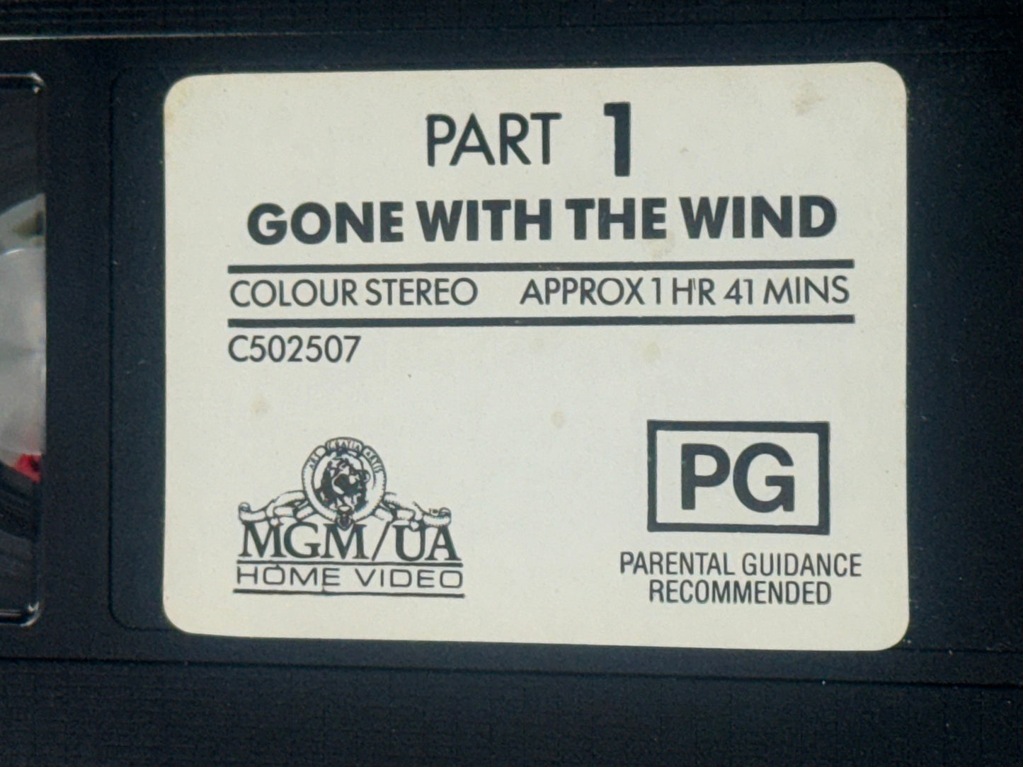 Vintage Mgm Gone With The Wind 2 Vhs Video Box Set Rated Pg *Preowned & Untested