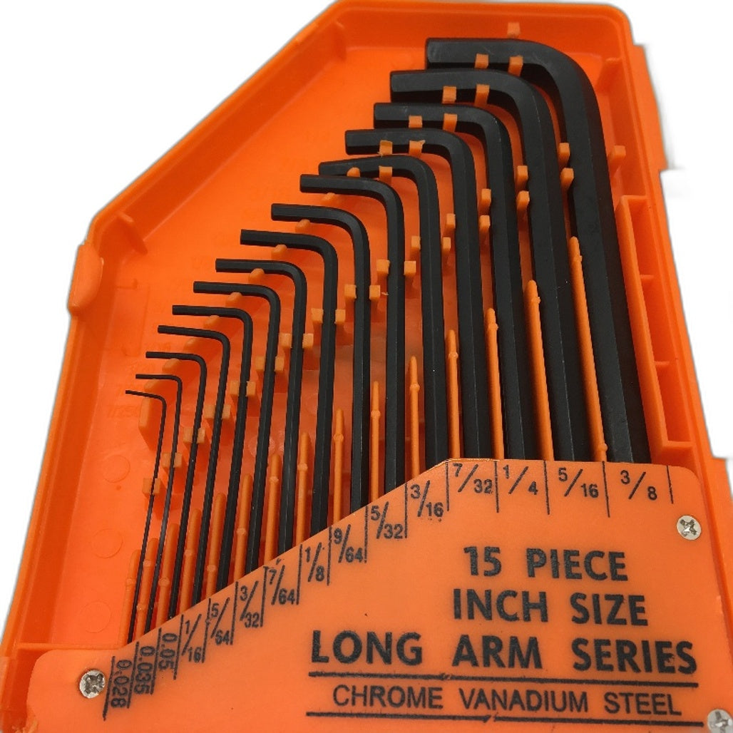 30 Piece Inch and Metric Size Steel Allenkey Hex Set with T Handle DEMO