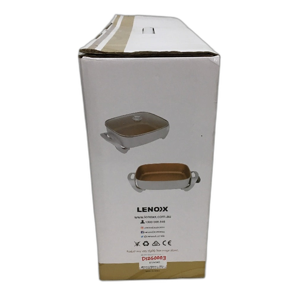 Lennox EFP140 9.1L Non Stick Die Cast Aluminum Copper Electric Fry Pan NEW