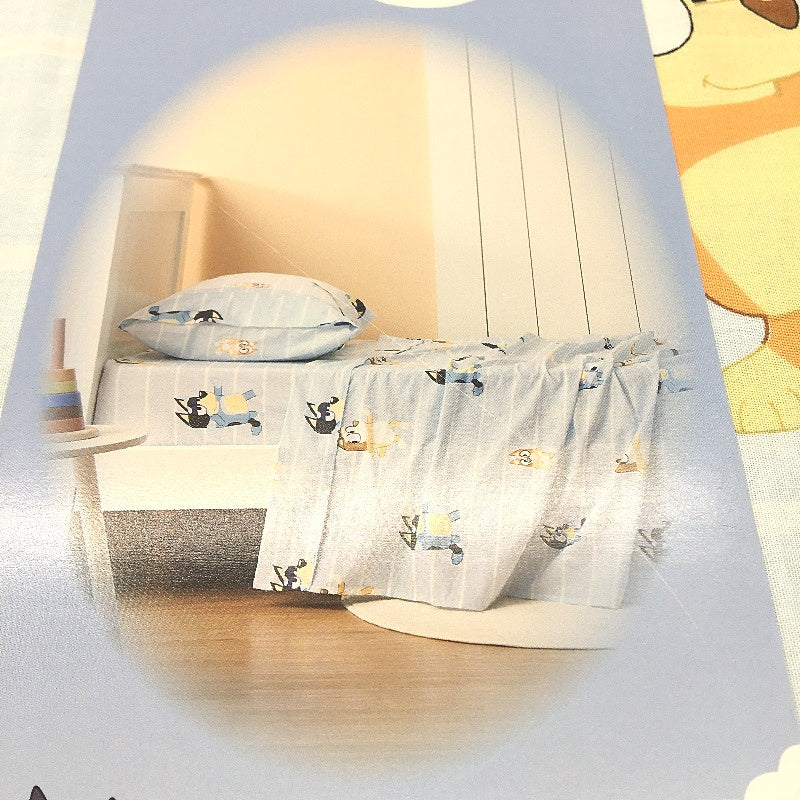 Designworks Bluey and Family Kids Cotton Single Bed Cotton Sheet Set NEW