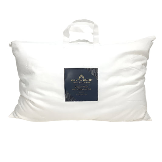 Kirkton House 375TC Deluxe Pillow with a Touch of Silk 45x70x3cm NEW