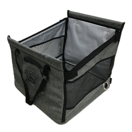 Pet Car Seat Travel Carrier in Grey 50x50x50cm NEW
