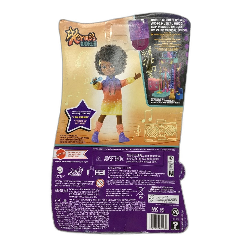 COLLECTABLE Mattel 2021 Karmas World Music Singing Doll NEW