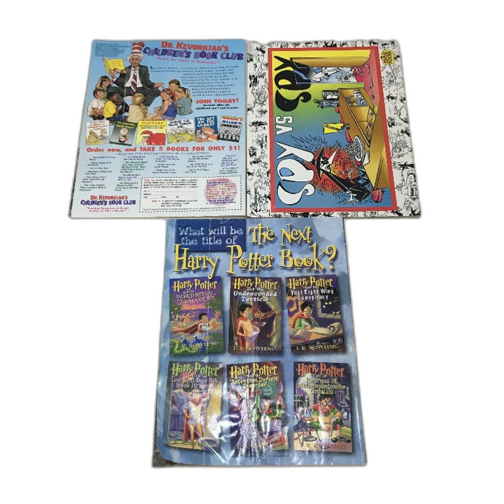 COLLECTABLE 3 Piece Assorted MAD Magazines Years 1996 1999 2002