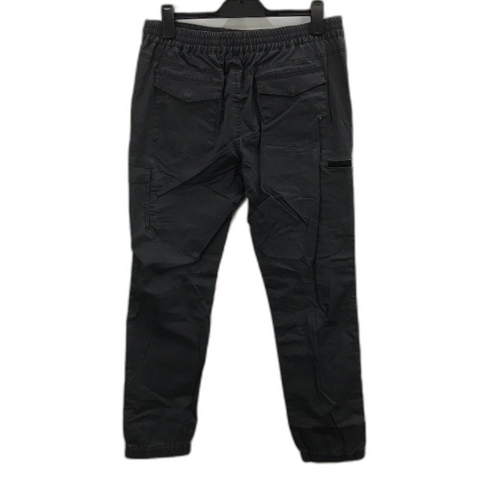 Jeanswest Grey Slim Stretch Drawstring Gathered Ankle Pants Mens Size 32 NEW