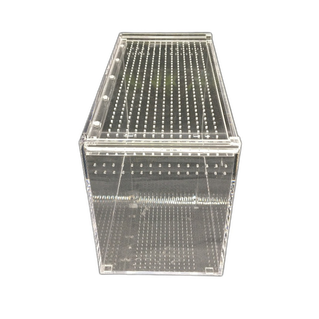 KAKOOTI 36x17x22cm Clear Acrylic Reptile and Large Bug Terrarium Kit NEW