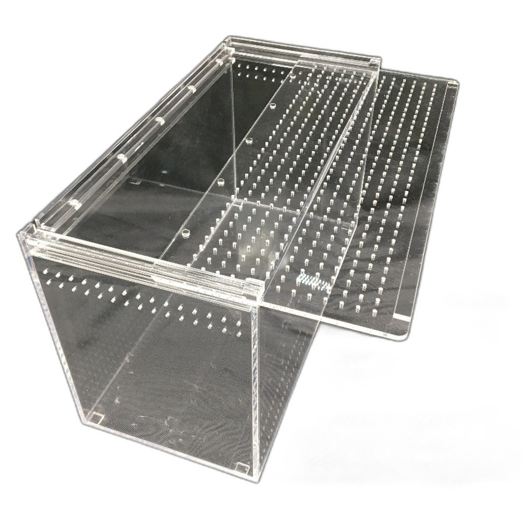 KAKOOTI 36x17x22cm Clear Acrylic Reptile and Large Bug Terrarium Kit NEW