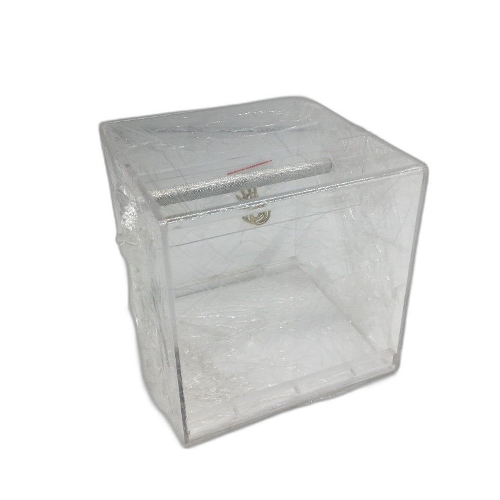 Fiscolo No Mess Clear Acrylic Bird Feeder Box for Small Birds 16x16x16cm NEW