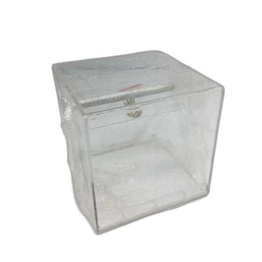 Fiscolo No Mess Clear Acrylic Bird Feeder Box for Small Birds 16x16x16cm NEW