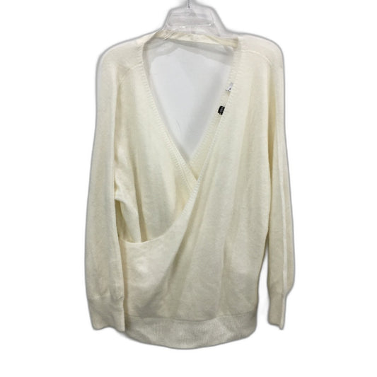 Forever New Soft Knit Long Sleeve V Neck Cream Sweater Ladies Size AU 12-14 NEW