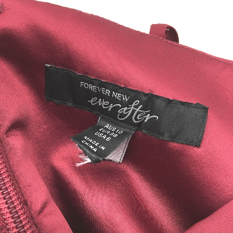Forever New Ever After Cindy Arrowhead Fishtail Magenta Gown Ladies Sz AU 10 NEW
