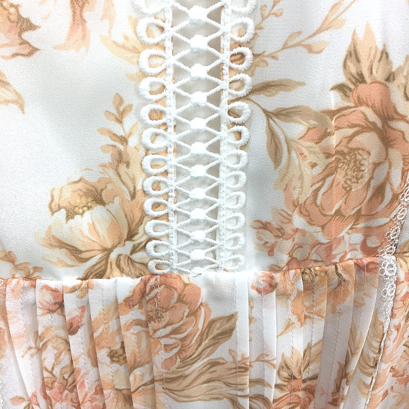 Forever New Jade Angel Sleeve Gold Floral Skater Mini Dress Ladies Sz AU 10 NEW