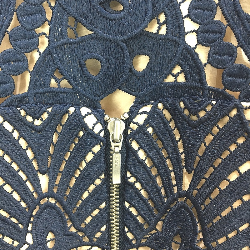 Ever New Debbie Woven Lace Navy and Nude Pencil Dress Ladies Size AU 12 NEW