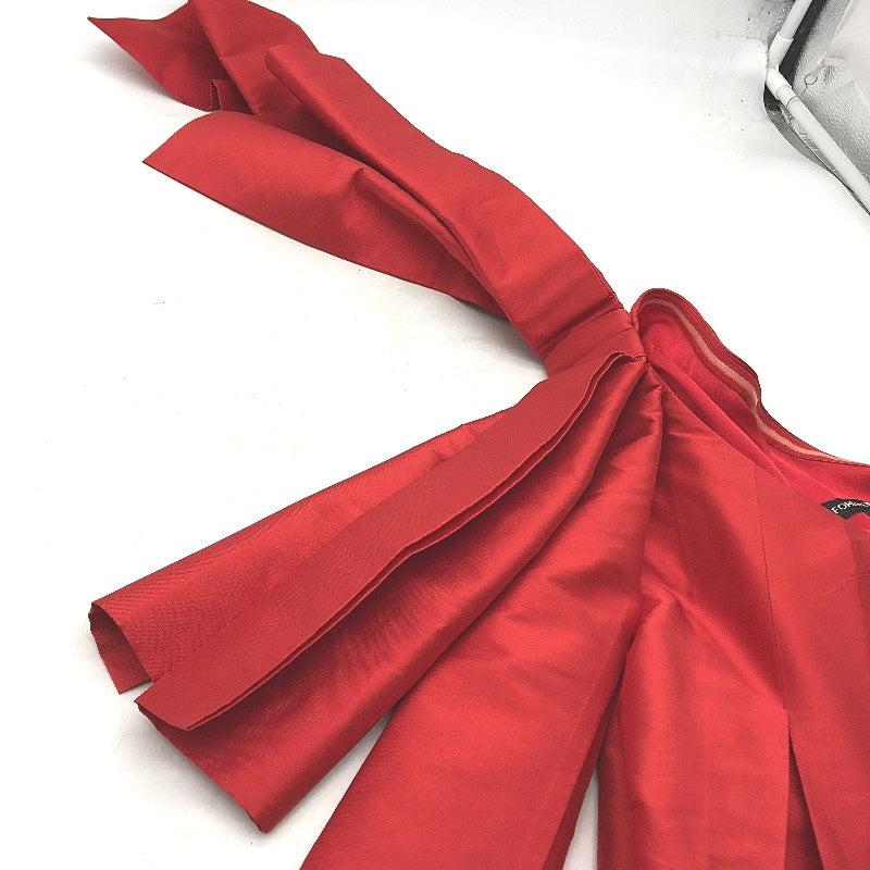 Forever New Oversized Bow Off Shoulder Red Smock Dress Ladies Size AU 10 NEW
