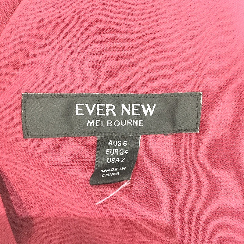 Ever New Alia Cut Out Satin Wrap Bodice Magenta Maxi Dress Ladies Size AU 6 NEW