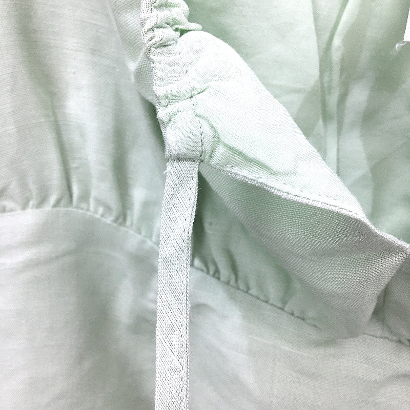 Forever New Tie Front Linen-like Mint Green Babydoll Dress Ladies Size AU 8 NEW
