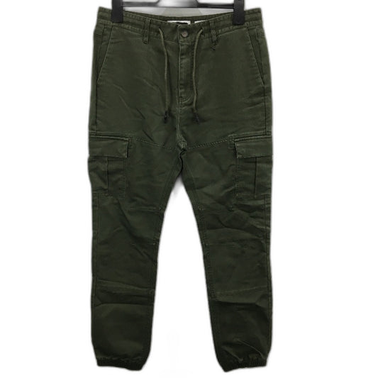 Jeanswest Army Green Slim Stretch Drawstring Gathered Ankle Pants Mens Sz 32 NEW
