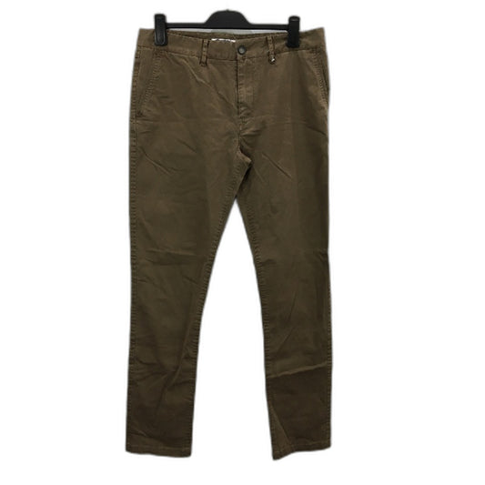 Jeanswest Brown Cotton Slim Stretch Straight Leg Style Pants Mens Size 34 NEW